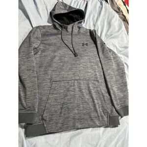 Under Armour Coldgear Blue Gray Pullover Hoodie Men’s Size Medium Read Info